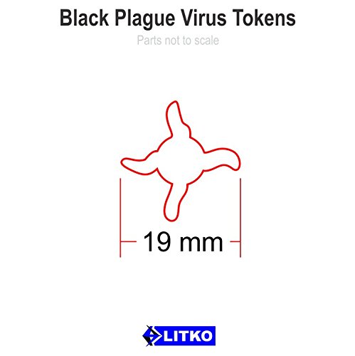 Black Plague Virus Tokens (12)