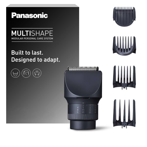 Panasonic MULTISHAPE modulares Koerperpflege-System ER-CTW1, Bart- und Haartrimmer fuer Maenner, Schwarz