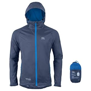 Highlander Waterproof Packaway Jacket – Lightweight Rain Coat for Men Women and Kids – Light and Breathable Mac that…
