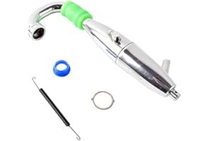 Shaluoman Exhaust Pipe SH 21 28 Level BQ003 Engine Exhaust Tube for HSP Model Car 1/8 RC Cars Spare Parts