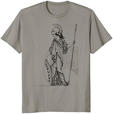 - Athena, Greek Goddess of Wisdom and The Arts Minerva T-Shirt