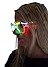 Neon Nightlife Rainbow Frame/Clear Lens Light Up Glasses