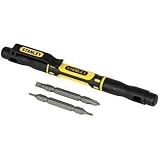 Stanley 66-344 4-in-1 Magnetic Bit Non-Slip Double Ended Pocket Screwdriver