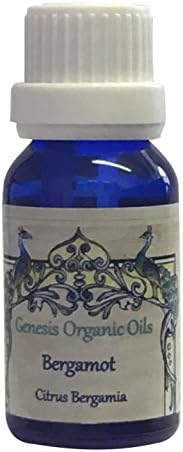 Genesis Organic Oils USDA Certified Pure Essential Organic Oil Aromatherapy, Bergamot/Citrus Bergamia, 2 Fluid Ounce