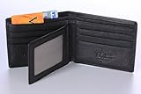 TAILIAN Fashion Men's Royal Genuine Leather RFID Blocking Secure Wallet Pockets
