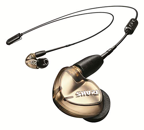 ایگرد | قیمت و خرید Shure SE535 BT2 Wireless Sound Isolating Earbuds, High  Definition Sound + Natural Bass, Three Drivers, Bluetooth 5, Secure In-Ear  Fit, Detachable Cable, Durable Quality - Bronze