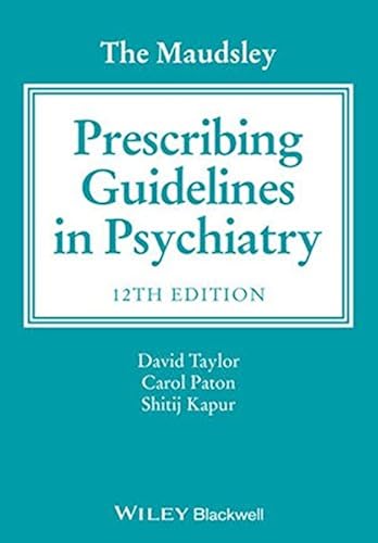 Download The Maudsley Prescribing Guidelines in Psychiatry PDF