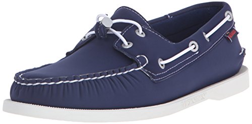Sebago Men's Dockside Neoprene Boat Shoe, Navy Neoprene, 11 M US