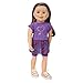 Maplelea Canadian Girl You Go Girl! T-Shirt and Skirt Outfit for 18 Inch Doll Such as American Girl, Our Generation