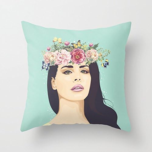 Hipster Queen Pillow Case by Faiza Rico beauty 1818 inches