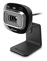 Microsoft LifeCam HD-3000 Webcam - Black (T3H-00011), 720p HD 16:9 Video Chat, Skype Certified