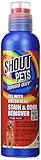 Shout for Pets Stains Turbo Oxy Stain & Odor Removing Gel with Scrub Brush Head