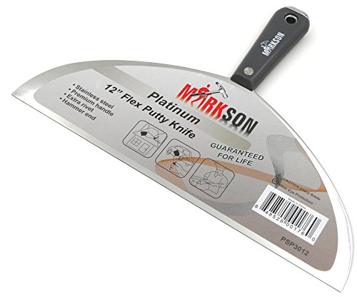 Markson Platinum Series Stainless Steel Putty Knives (12" Scraper)