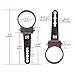 1.5'' Tube Clamps Mounting Brackets ADTOPI Adjustable Roll Cage Bull Bar Clip Holder Kit LED Light Bar Mounts for Offroad Truck ATV SUV, 2pcs (1.5 inch)