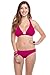 Becca by Rebecca Virtue Women's Color Code Sliding Halter Bikini Top (D+ Cup)