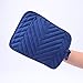 Anyi Blue Pot Holders with Pocket - Heat Resistant Cotton Hot Pads for Counter and Table