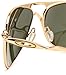 Oakley Men's Oo4060 Crosshair Aviator Sunglasses, Polished Gold/Dark Grey, 61 millimeters