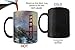 Morphing Mugs Thomas Kinkade - San Francisco - Golden Gate Bridge - California USA - One 11 oz Color Changing Heat Sensitive Ceramic Mug – Image Revealed When HOT Liquid Is Added!
