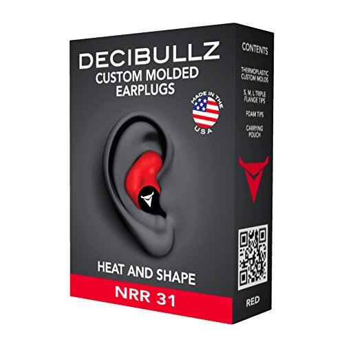 Decibullz - custom molded earplugs, 31db highest nrr, c…