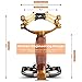 ucho Professional Slingshot Set, Wrist Rocket Slingshot, Sling Shot with 2 Rubber Bands (100 Ammo), Outdoor Hunting Slingshot for Catapult Game
