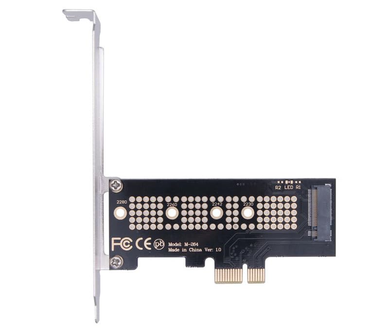 Photo 1 of Valuegist PCIe Adapter for M.2 NVMe Mkey, PCI-e 4.0 X4 Card Supports NGFF M2 M-Key SSD, PCIe NVMe Adapter Full Profile Bracket