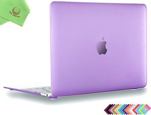 UESWILL Smooth Touch Matte Hard Shell Case Cover Compatible with MacBook 12 inch with Retina Display (Model: A1534) + Microfibre Cleaning Cloth
