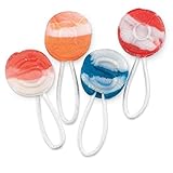 Saf-T-Pops Swirl Assorted Flavors, Lollipops with Safety Sticks, 3 LB Bulk Candy, 48 oz