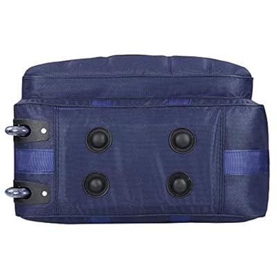 Zion bag Waterproof Polyester Lightweight Blue 40 L Travel Duffel Bag with 2 Wheels