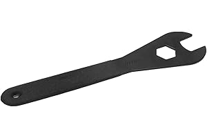 Alomejor Carbon Steel Hub Wrench Spanner Open Close Structure Bike Repair Tool for Cycling Lovers (17mm Open end Wrench)