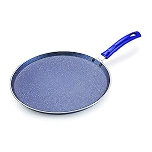 Tosaa Non Stick Flat Tawa 28.5 cm (Induction/Gas Compatible), Blue