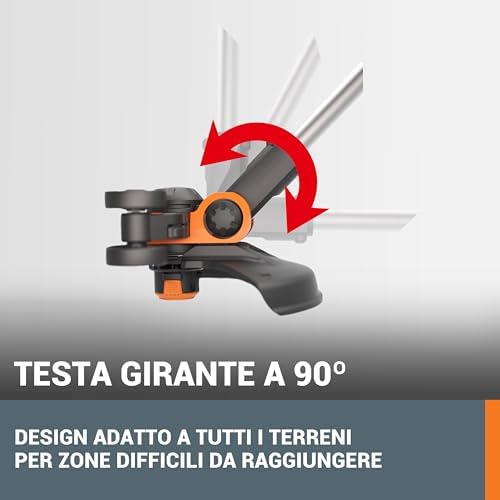 WG163E Tagliabordi a batteria 20V, con 2 batterie e caricabatterie