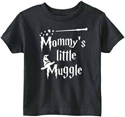Harry Potter Toddler Mommy's Little Muggle T-Shirt (3T, Black)