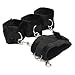 BDSM Toys Adjustable Under Bed Bondage Restraints Kit for Sex ,Fur Wrist Hand and Ankle Cuffs Bondage Collection Sex toy by UPTO For Male Female Couple.
