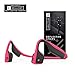 Aftershokz Titanium Bone Conduction Wireless Bluetooth Headphones with Brilliant Reflective Strips, Pink