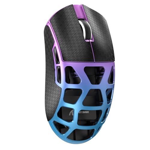 ATTACK SHARK R3 Magnesiumlegierungsmaus, kabellose 8K-Maus, 46 g SUPERLIGHT-Maus, PixArt PAW3395-Gaming-Sensor, BT/2,4 G/kabelgebundene Gaming-Maus, e