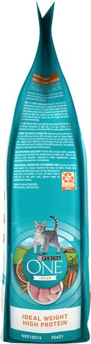 PURINA ONE HIGH PROTEIN, HEALTHY WEIGHT PLUS IDEAL WEIGHT WITH CHICKEN DRY CAT FOOD – 3.5 LB. BAG