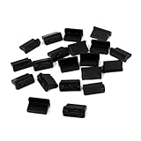 Onwon 20 Pcs Black Rubber USB A Type Female Anti