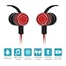 Bluetooth Headphones, Magnetic Wireless Earbuds, HiFi Bass Stereo Sweatproof, Noise Cancelling Microphone (Comfy & Fast Pairing), IPX7 Waterproof Wireless Workout Headphones for Sports, Gym (Red)thumb 1