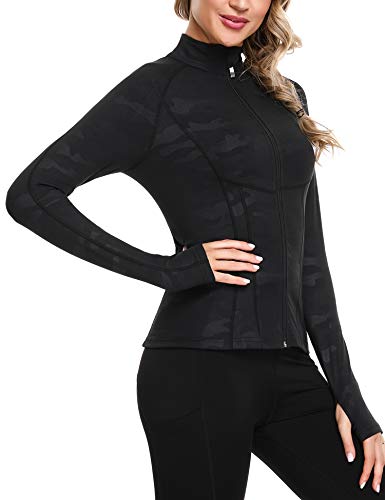 workout jacket with thumb holes