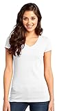 District - Juniors Very Important Tee V-Neck>M White DT6501