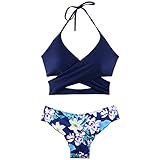 Bikini Swimsuit for Women Floral Print 2 Piece Bikini Bathing Suit