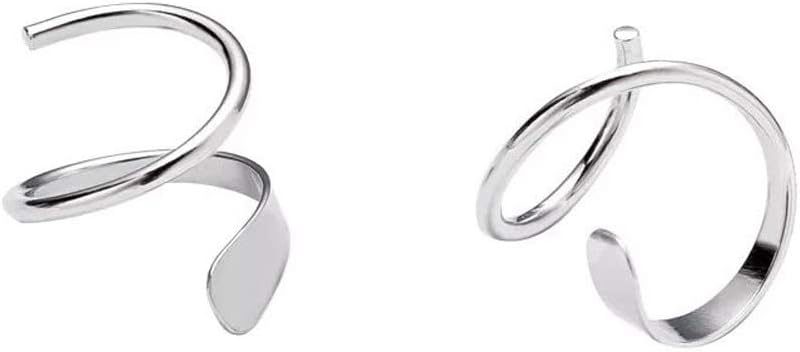 YESLADY Wrap Double Twist Ear Plug Earring Spiral Helix Stud Ear Climber Earrings