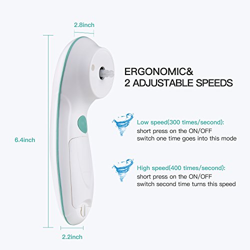 GUGULE Waterproof Facial Cleansing Brush, Face and Body Brush, Cleansing System Spin Brush Set with 3 Exfoliating Brush Heads for Gentle Exfoliation and Deep Scrubbing Massaging Removing Blackhead - Thumbnail 2