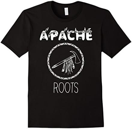 Mens Apache shirts for men - Apache t shirt - Apache roots tee 2XL Black