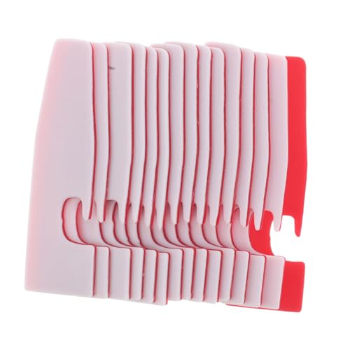 SEWACC 15pcs Brother Replacement Parts Overlock Machine Presser Foot Pad Sewing Presser Foot Pad Plastic Overlock Plate
