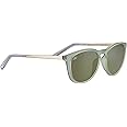 Serengeti Square Brawley Matte Crystal Green-Saturn Polarized 555nm, Multi, One Size