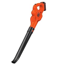 Alternative view of BLACK+DECKER Leaf Blower Cordless with Battery and Charger 20V MAX, Electric Blower Lawn Sweeper, 130 mph Air Speed, Lightweight Design (LSW221)