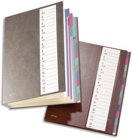 Extendos Mon Dossier (My Folder) Folder with Dividers with 12 Compartments Black