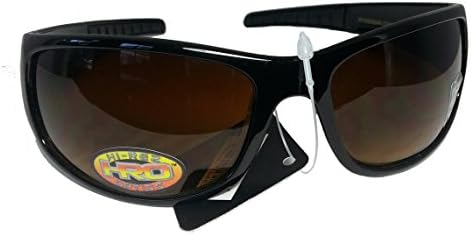 Pugs Hi-Rez Shiny Black Wrap Unisex Sunglasses