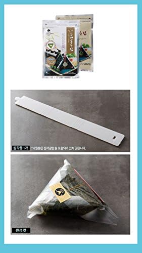 Dried Triangle Shape Seaweed Rice Roll Kimbap with DIY Kit (60 Counts)